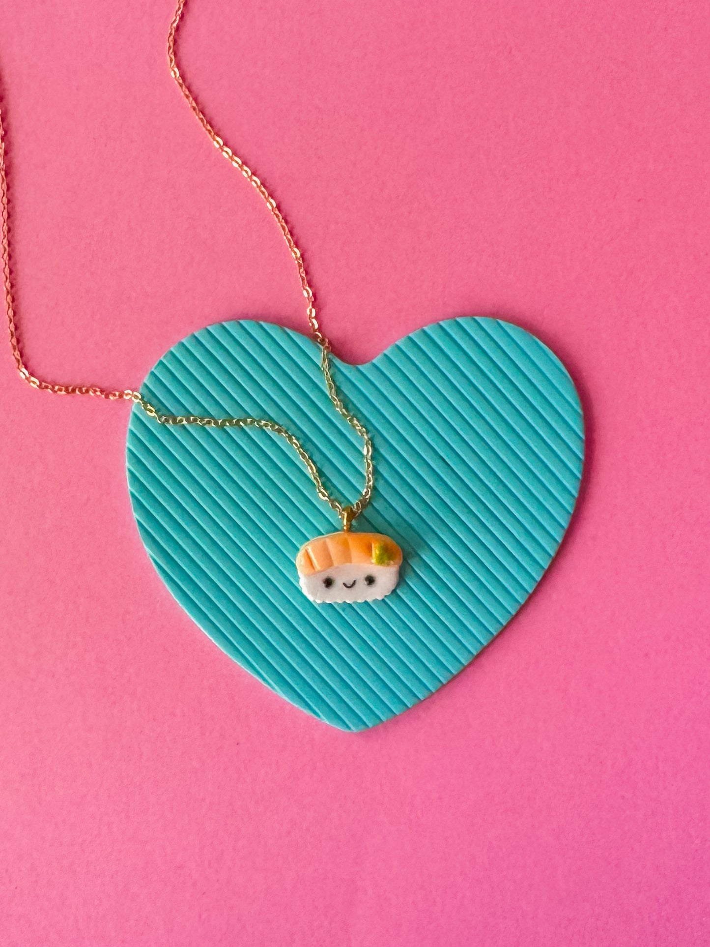 Sushi Charm Necklace | Clay Charm Necklace