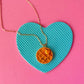 Waffle Charm Necklace | Clay Charm Necklace