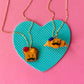 French Bro Charm Necklaces | Clay Charm Necklace
