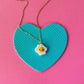 Egg + Toast Charm Necklace | Clay Charm Necklace