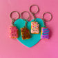 Pop Tart Keychain | Clay Keychain