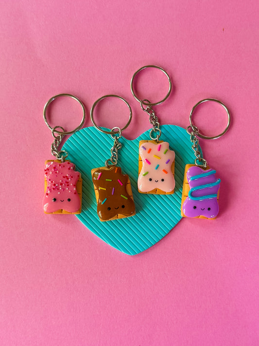 Pop Tart Keychain | Clay Keychain