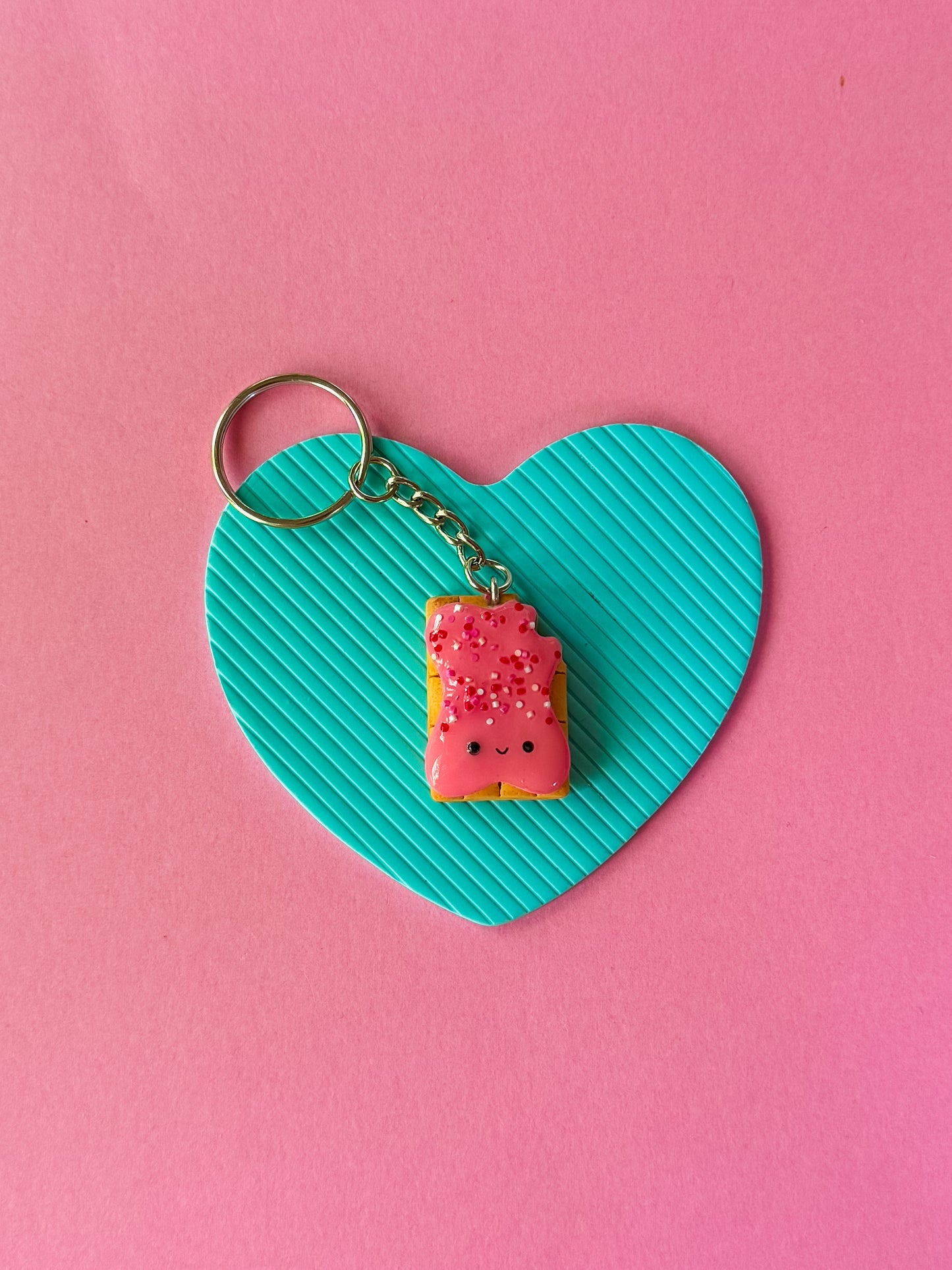Pop Tart Keychain | Clay Keychain