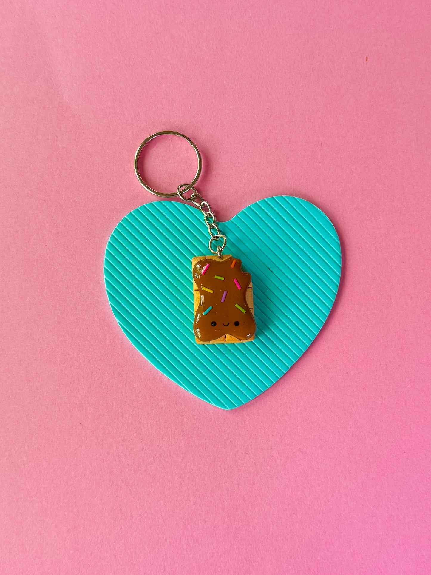 Pop Tart Keychain | Clay Keychain