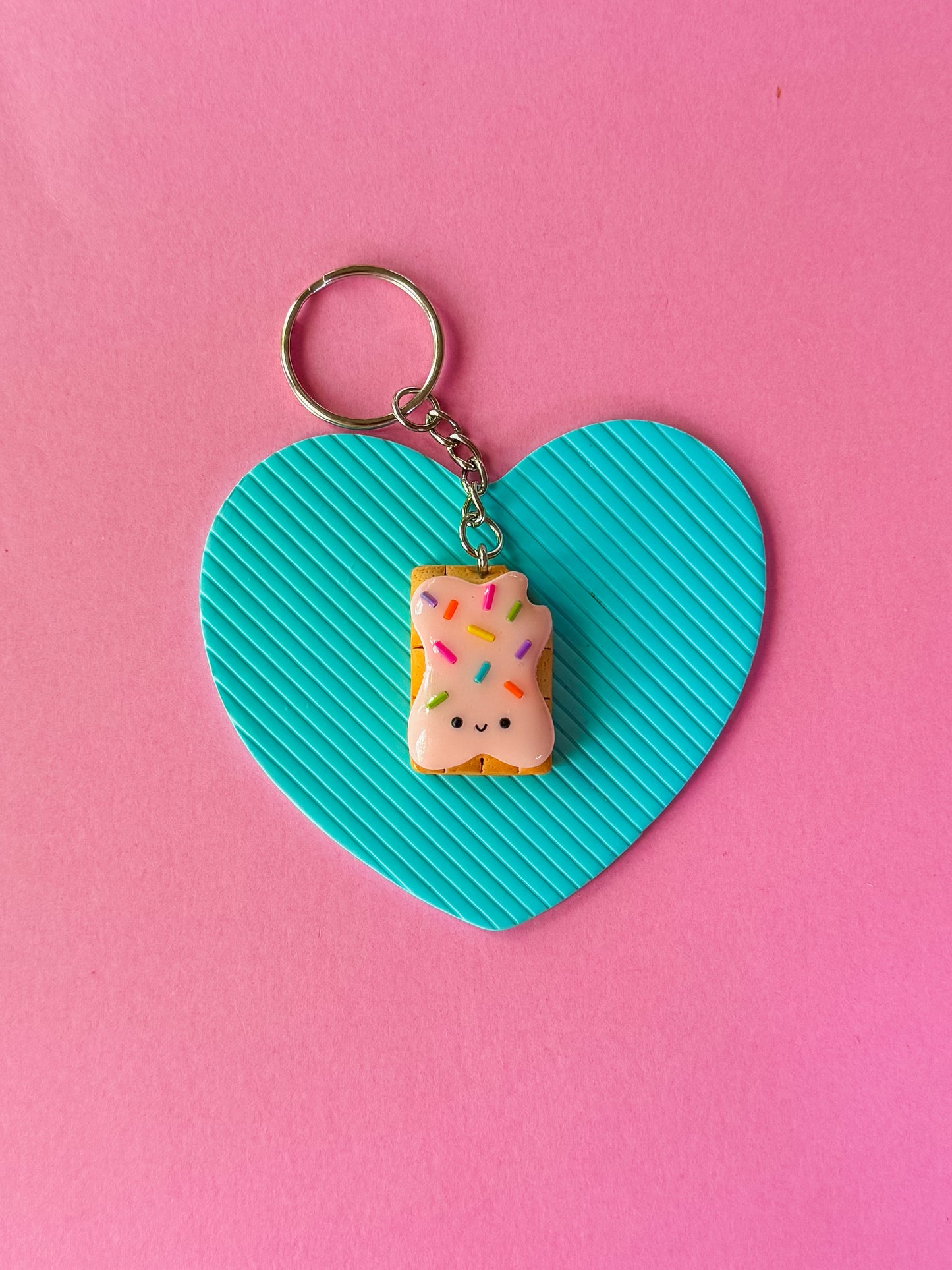 Pop Tart Keychain | Clay Keychain