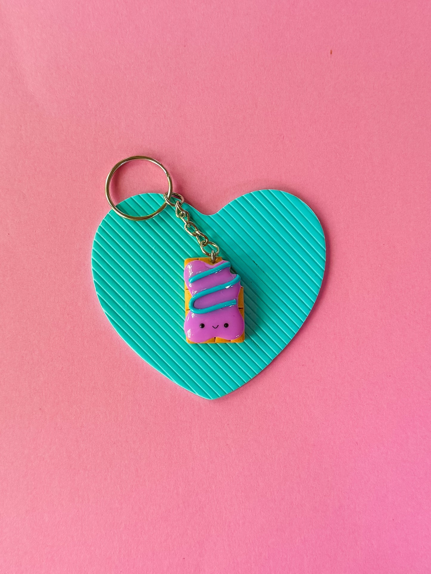 Pop Tart Keychain | Clay Keychain