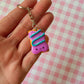 Pop Tart Keychain | Clay Keychain