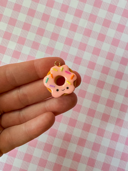 Donut Charm Necklace | Clay Charm Necklace