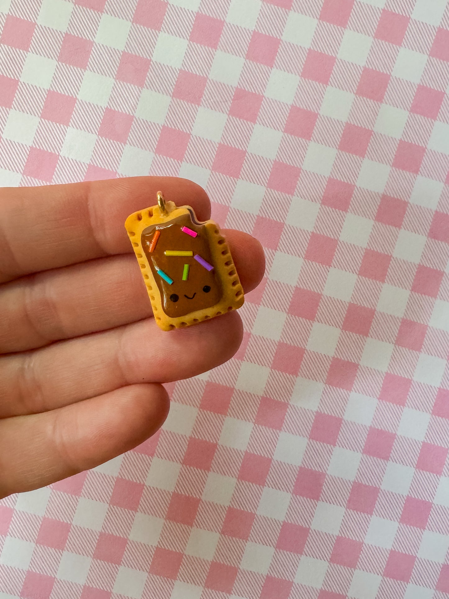Pop Tart Charm Necklaces | Clay Charm Necklace