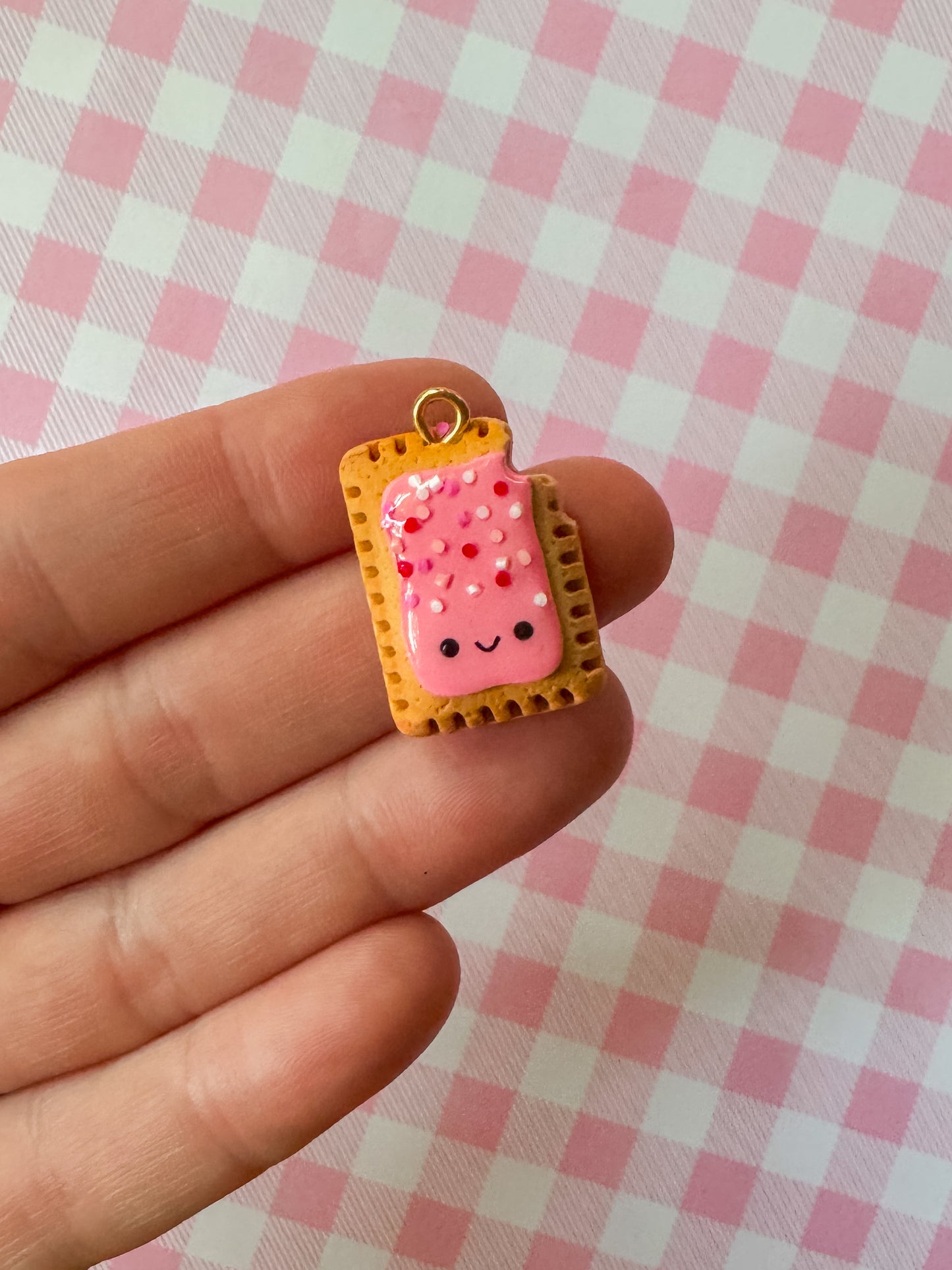 Pop Tart Charm Necklaces | Clay Charm Necklace