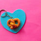 Pretzel Keychain | Polymer Clay Keychain