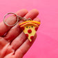 Pizza | Polymer Clay Keychain