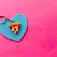 Pizza | Polymer Clay Keychain