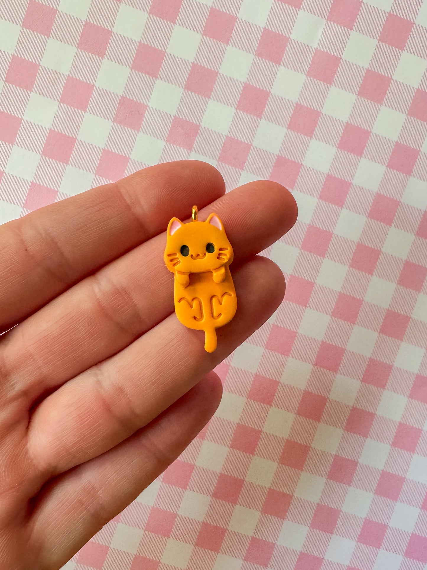 Kitty Cat Charm Necklaces | Clay Charm Necklace