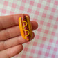 Hot Dog Charm Necklace | Clay Charm Necklace