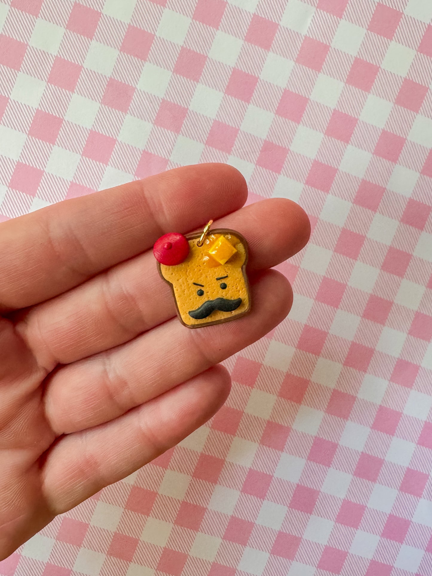 French Bro Charm Necklaces | Clay Charm Necklace