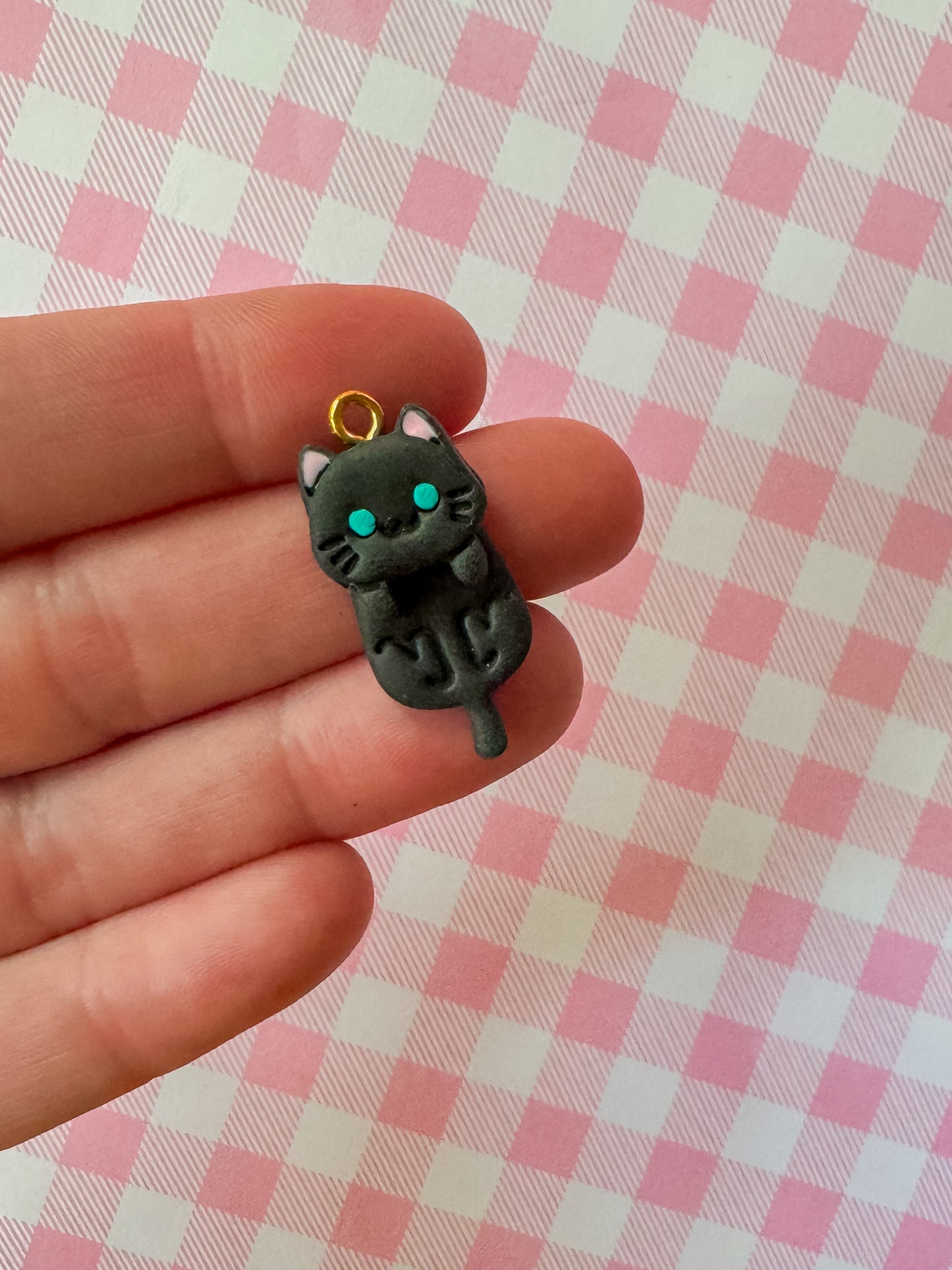 Kitty Cat Charm Necklaces | Clay Charm Necklace