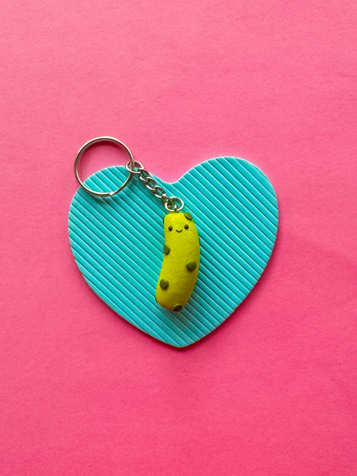 Pickle Keychain | Polymer Clay Keychain