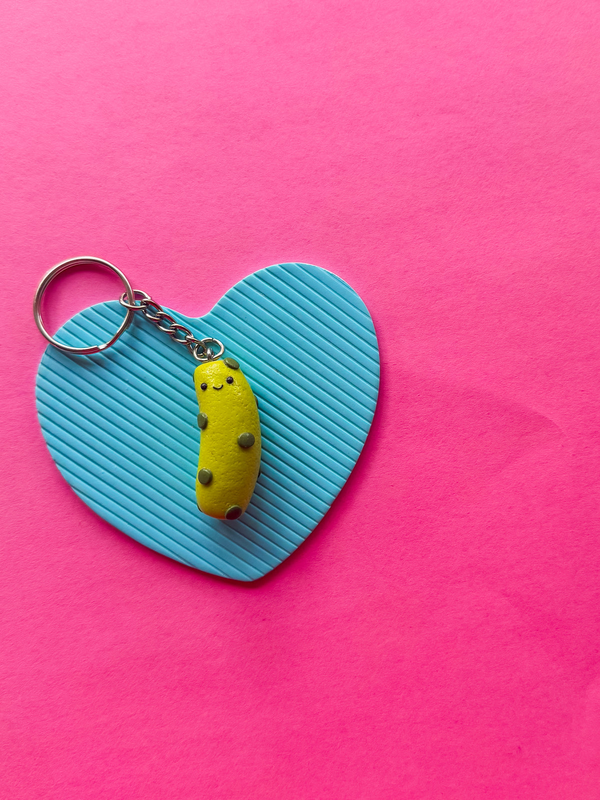 Pickle Keychain | Polymer Clay Keychain