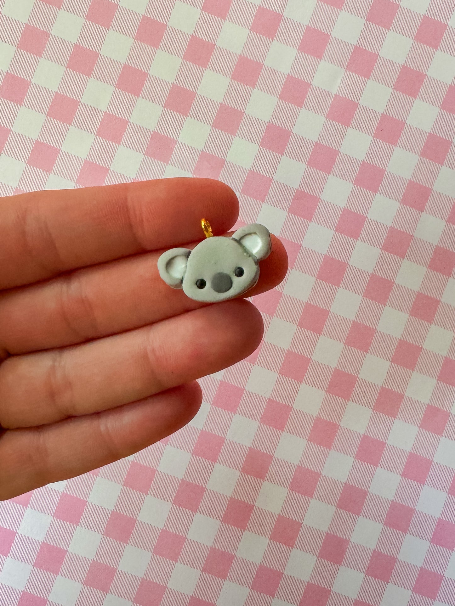 Koala Charm Necklace | Clay Charm Necklace