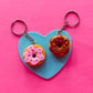 Donut Keychain | Polymer Clay Keychain