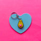 Avocado Keychain | Polymer Clay Keychain