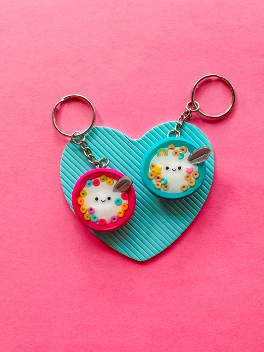 Cereal Keychain | Polymer Clay Keychain