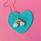 Rainbow Charm Necklace | Clay Charm Necklace