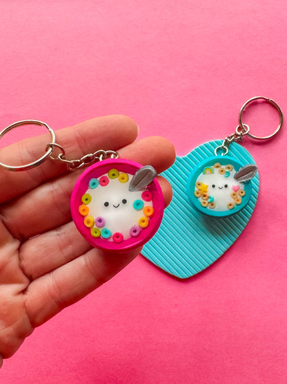 Cereal Keychain | Polymer Clay Keychain