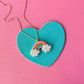 Rainbow Charm Necklace | Clay Charm Necklace