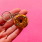 Donut Keychain | Polymer Clay Keychain