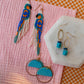July | Beaded Earrings