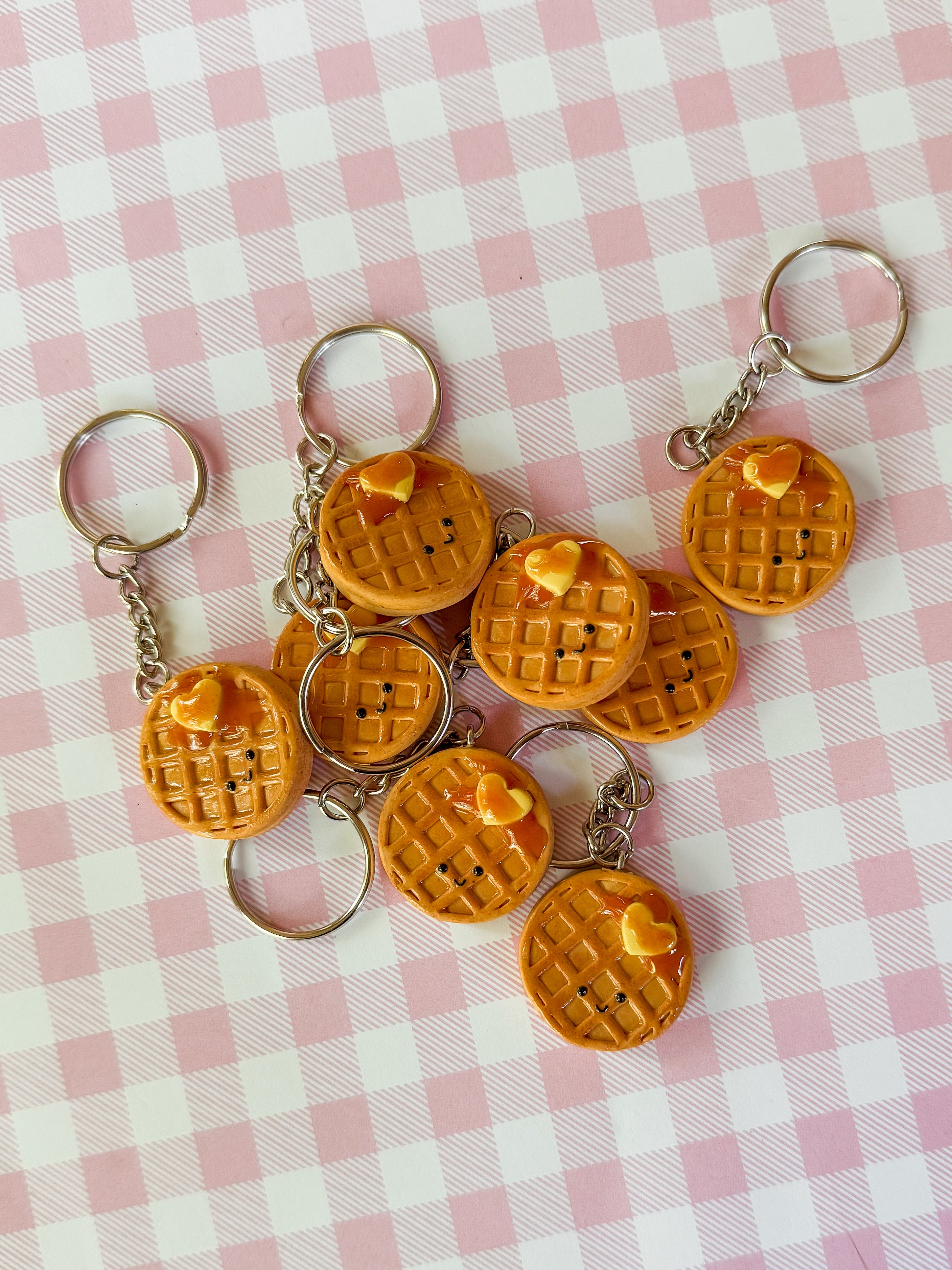 Larry | Waffle Keychain – Larry's Waffle Shop