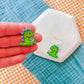 Delaney the Dino | Beaded Earrings