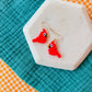 Cindy the Cardinal | Beaded Earrings