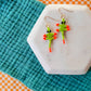 Lizzy Lizard Earrings | Hand Beaded Earrings