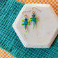 Lizzy Lizard Earrings | Hand Beaded Earrings