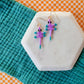 Lizzy Lizard Earrings | Hand Beaded Earrings