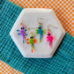 Lizzy Lizard Earrings | Hand Beaded Earrings