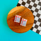 Pierre - Clay Paper Earrings