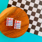 Pierre - Clay Paper Earrings
