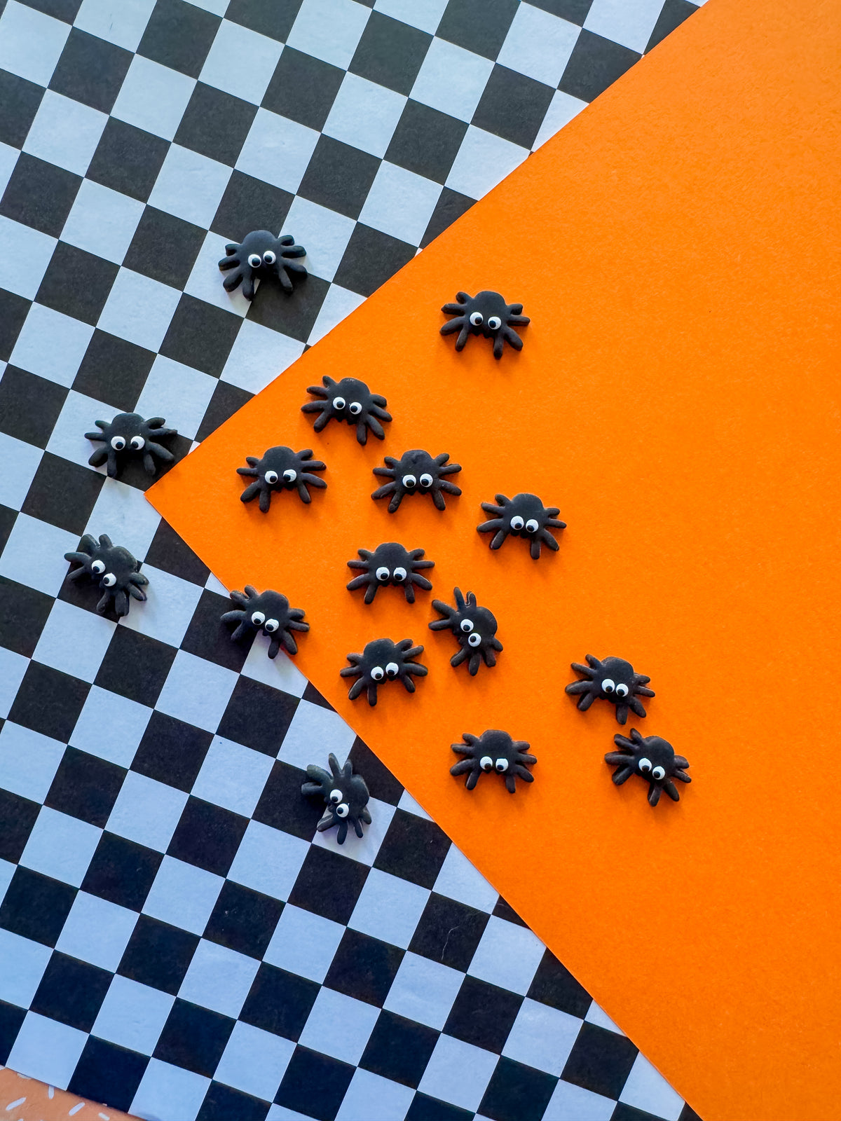 Spider Stud Earrings | Clay Halloween Earrings