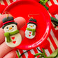 Snowman Earrings | Clay Christmas Earrings