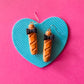 Baguette Earrings | Polymer Clay Earrings