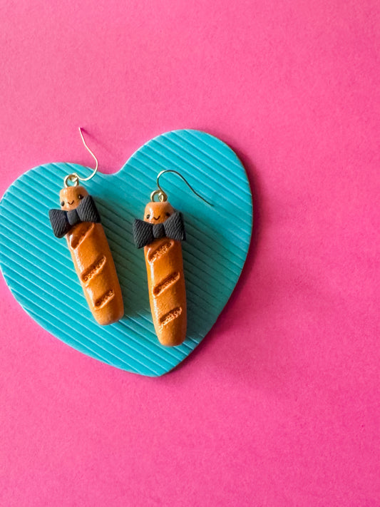 Baguette Earrings | Polymer Clay Earrings