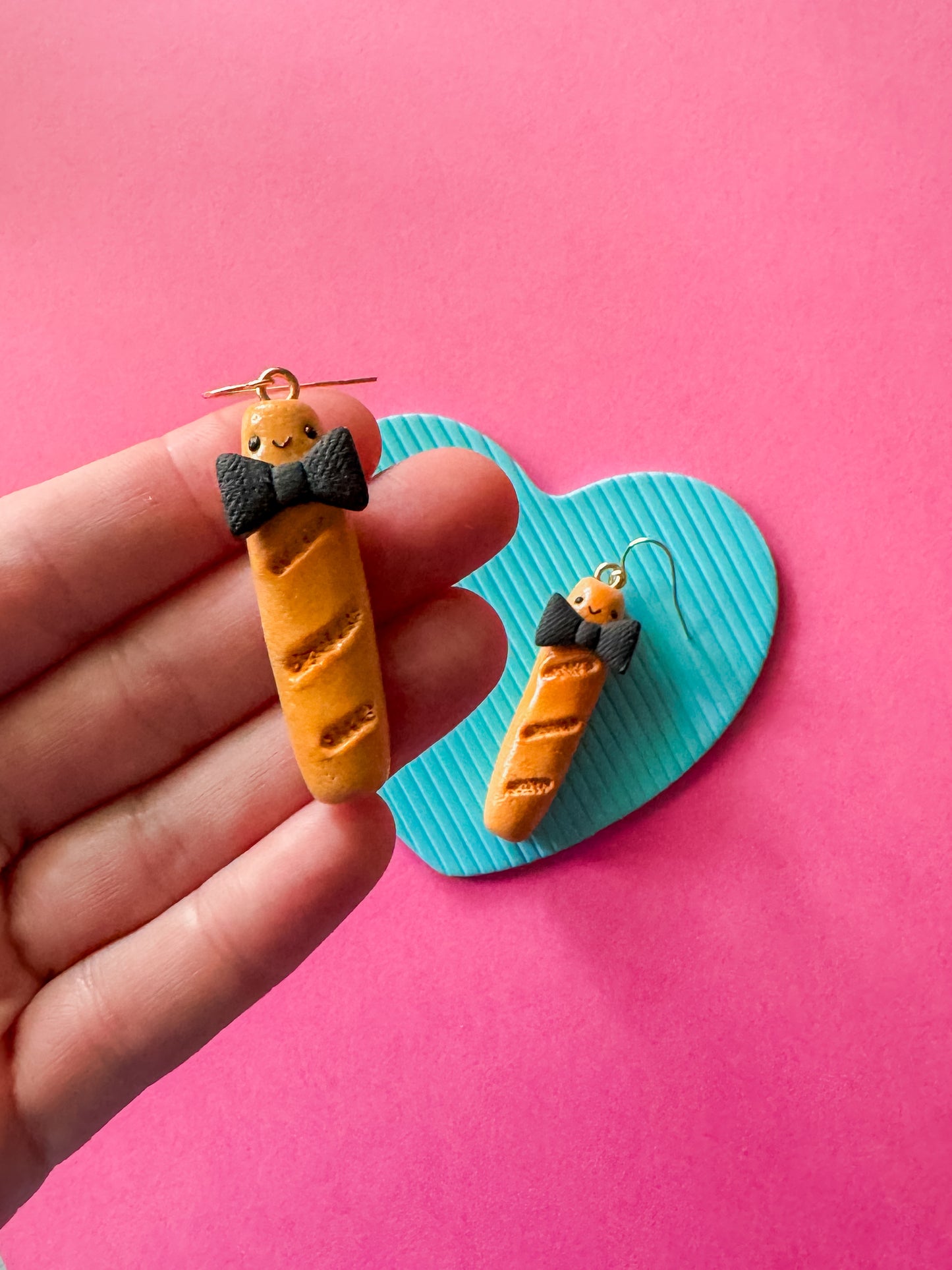 Baguette Earrings | Polymer Clay Earrings