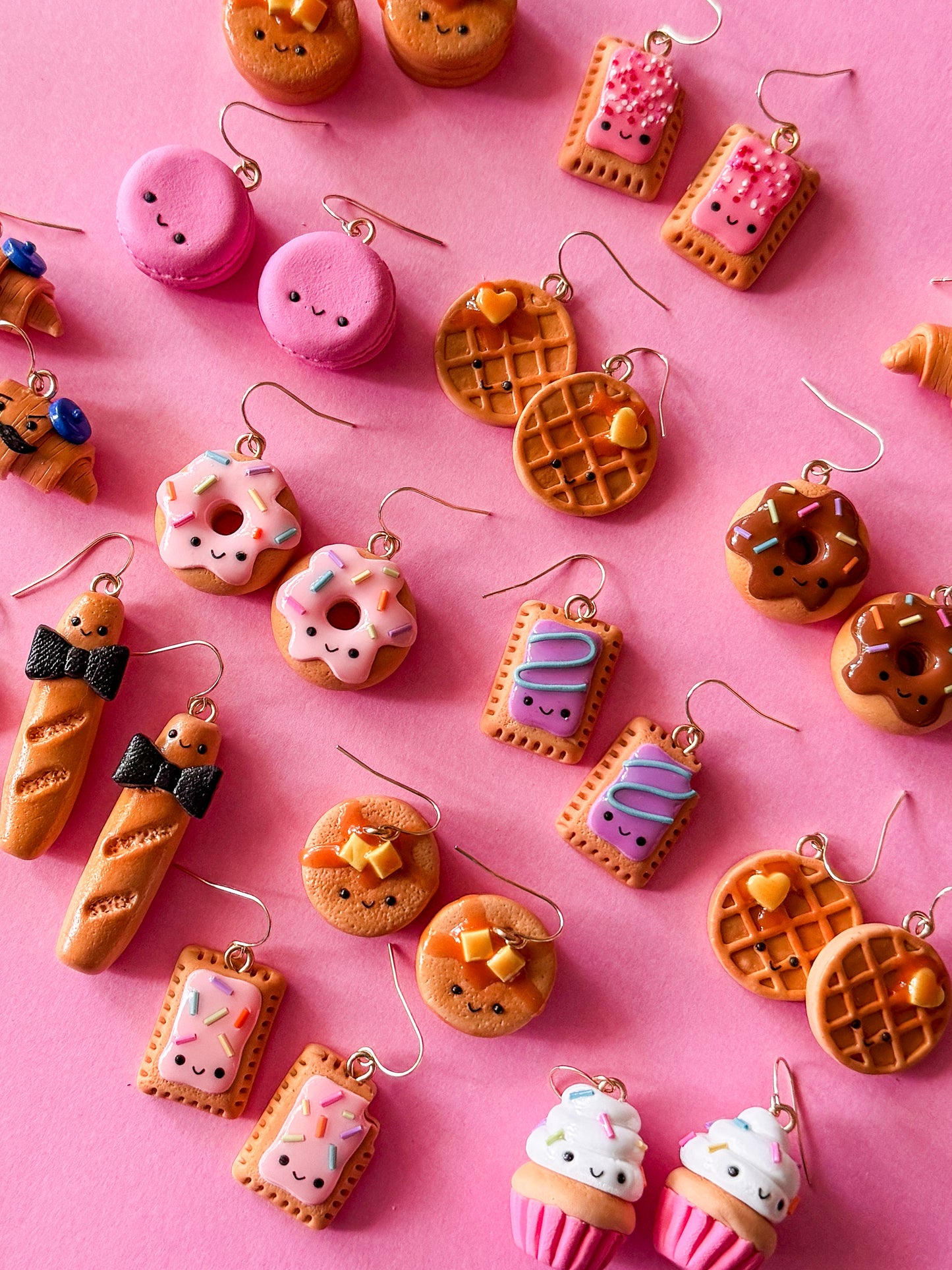 Donut Earrings | Clay Earrings