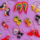 Lizzy Lizard Earrings | Hand Beaded Earrings