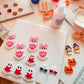 Sunglass Ghost Earrings | Clay Halloween Earrings