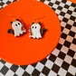 Carrie Cat Ghost | Clay Earrings